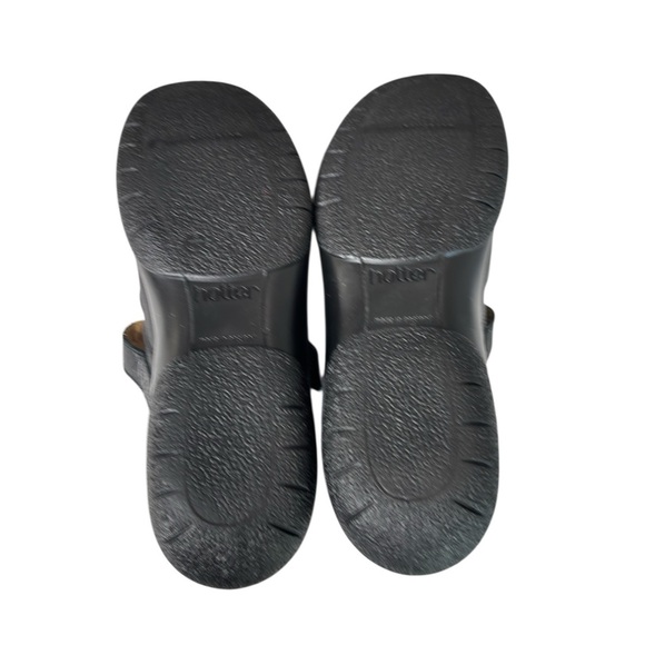 Hotter Comfort Concept Womens Sz 8 Black Leather Mary Jane Shoes Made in England - Picture 3 of 13
